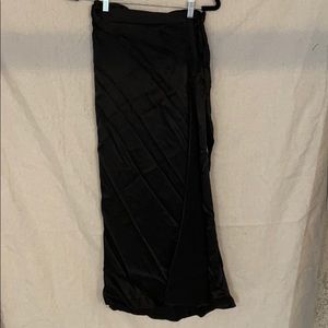 Long wrap skirt
